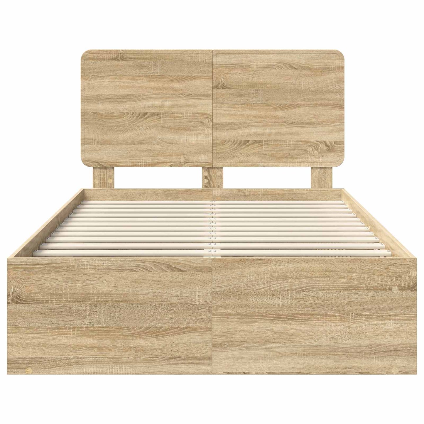 Bedframe Sonoma Eiken 135 x 190 cm Massief grenenhout