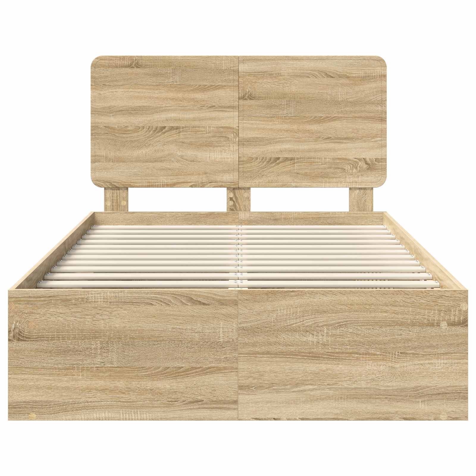 Bedframe Sonoma Eiken 135 x 190 cm Massief grenenhout