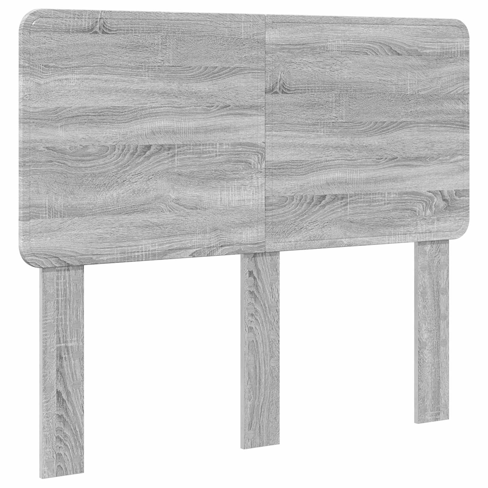 Bedframe Grijs Sonoma 135 x 190 cm Massief grenenhout
