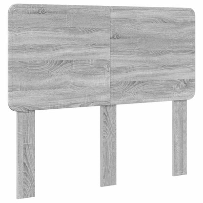 Bedframe Grijs Sonoma 135 x 190 cm Massief grenenhout