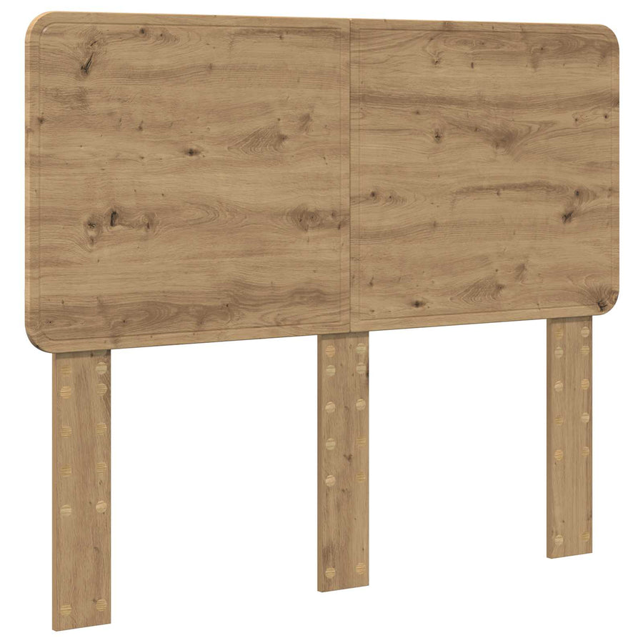 Bedframe Ambachtelijk eiken 135 x 190 cm Massief grenenhout