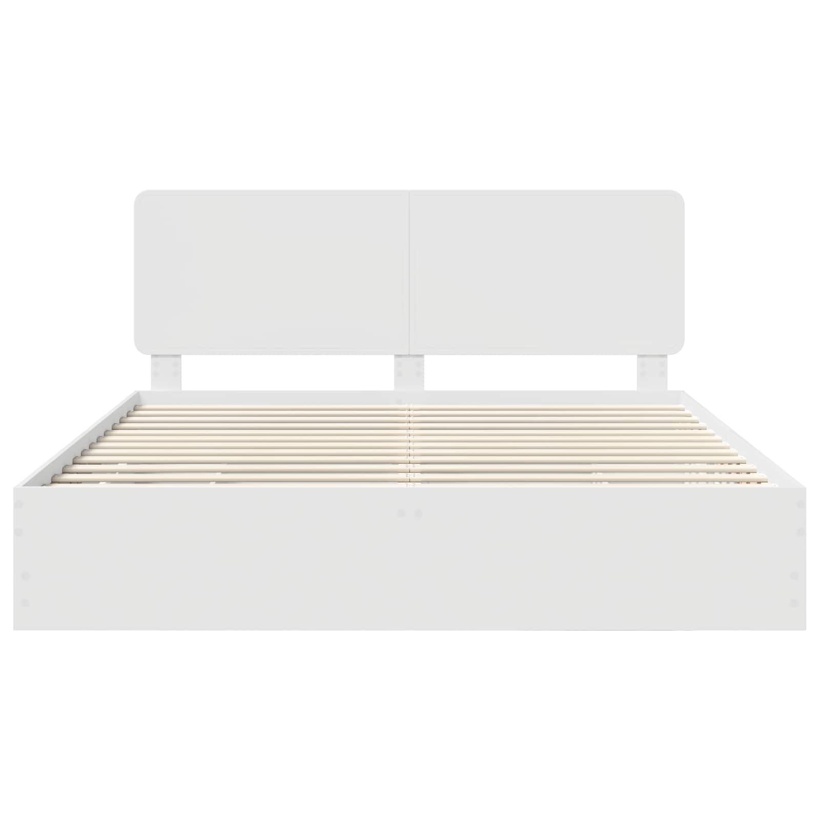 Bedframe met lade met opslag Wit 180 x 200 cm Ingenieurshout