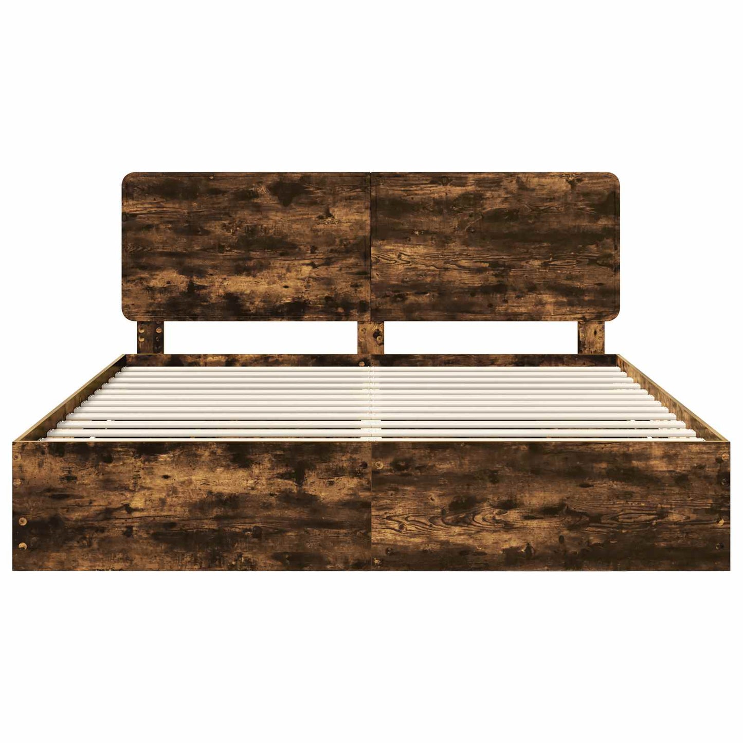 Bedframe Gerookt eiken Ingenieurshout