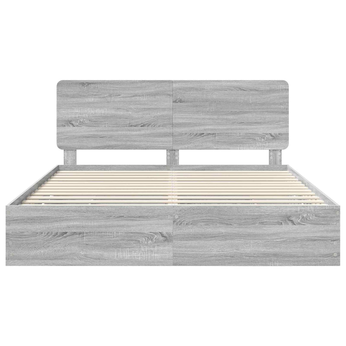 Bedframe met lade Grijs Sonoma 180 x 200 cm Ingenieurshout