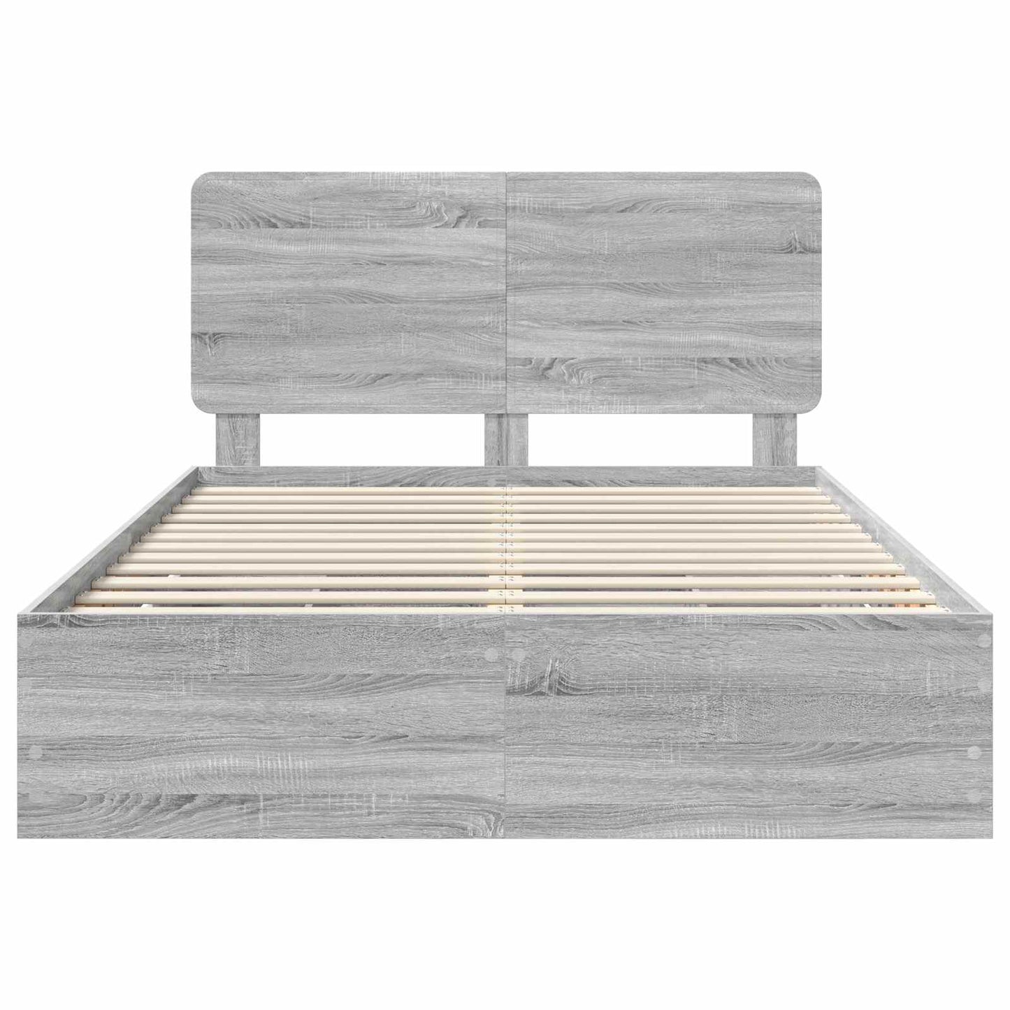 Bedframe met lade Grijs Sonoma 160 x 200 cm Ingenieurshout