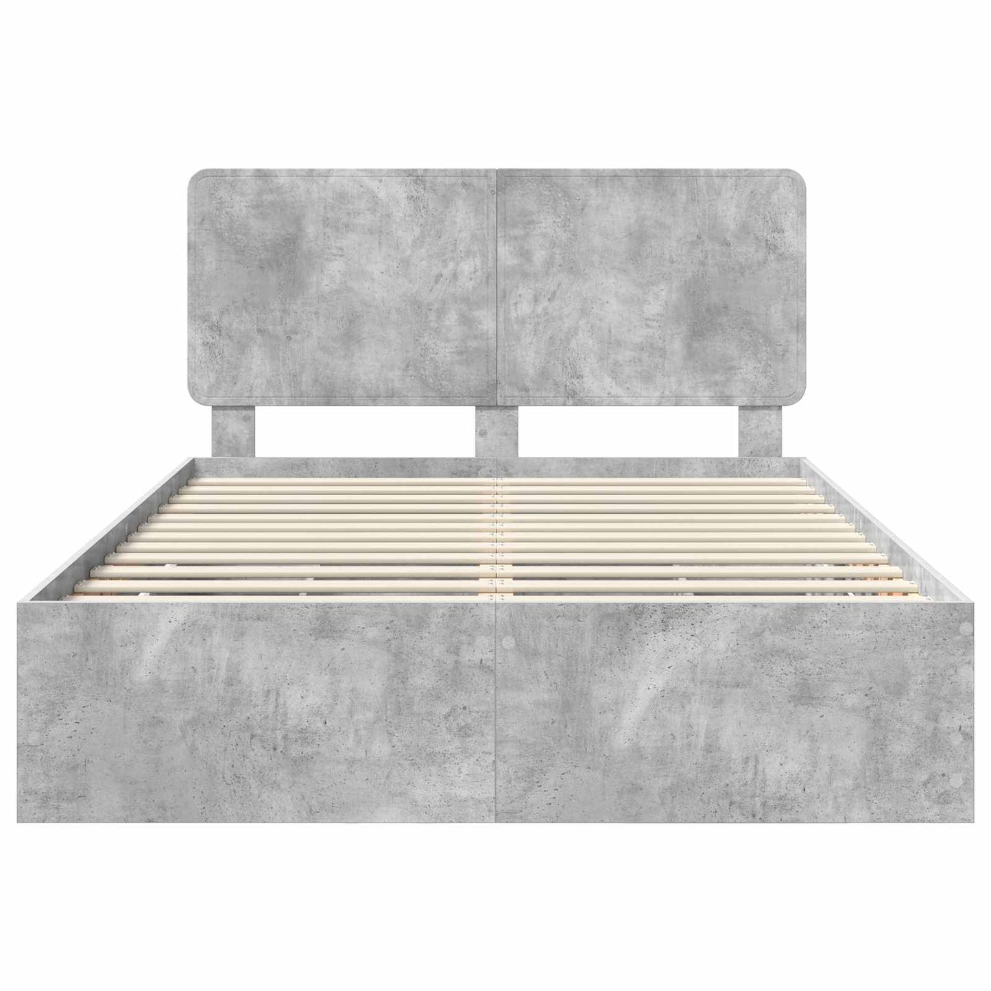Bedframe met lade Beton Grijs 140 x 200 cm Ingenieurshout
