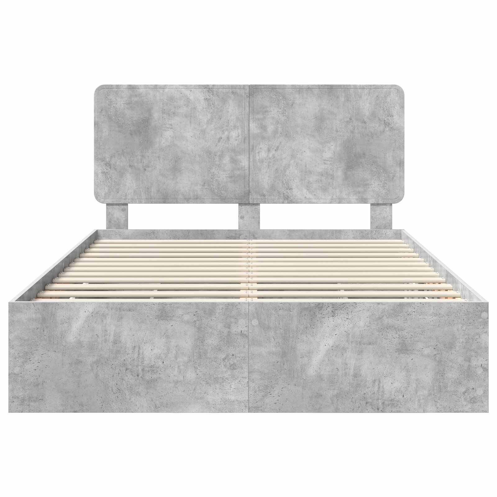 Bedframe met lade Beton Grijs 140 x 200 cm Ingenieurshout