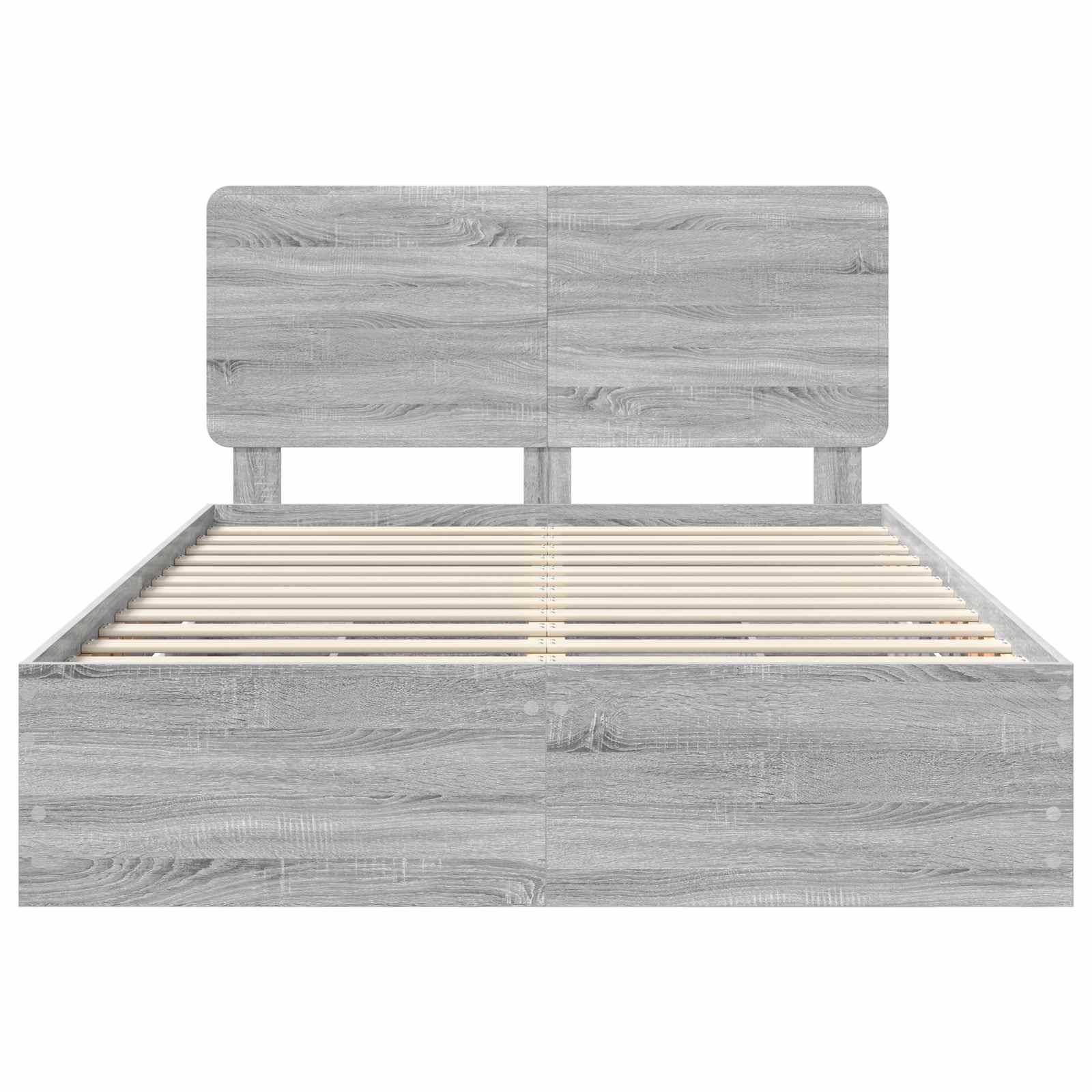 Bedframe met lade Grijs Sonoma 140 x 200 cm Ingenieurshout