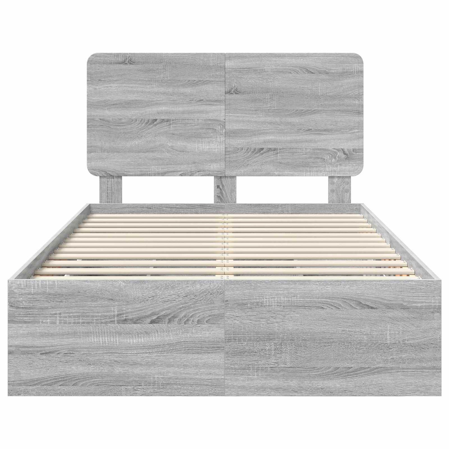 Bedframe met lade Grijs Sonoma 120 x 190 cm Ingenieurshout