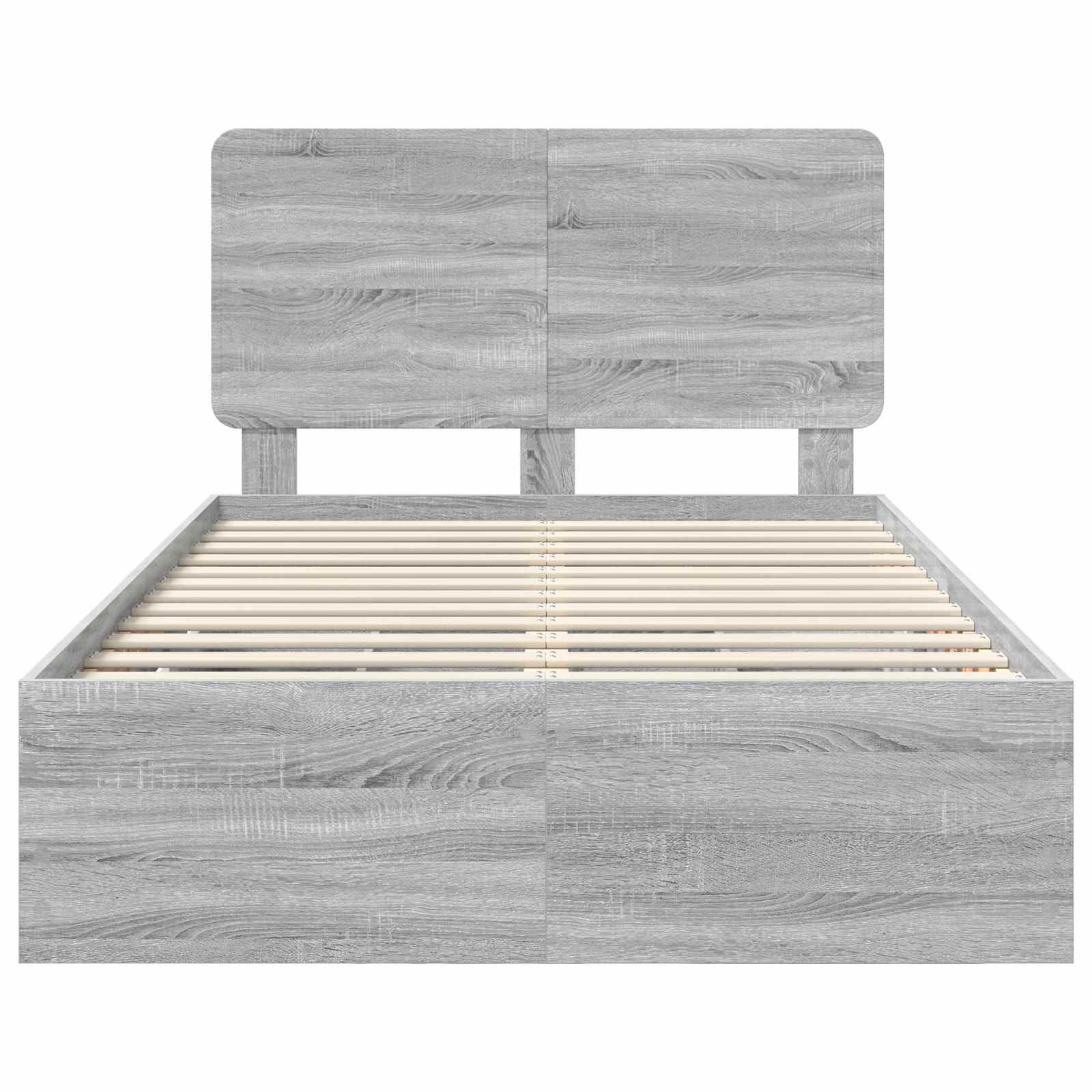 Bedframe met lade Grijs Sonoma 120 x 190 cm Ingenieurshout
