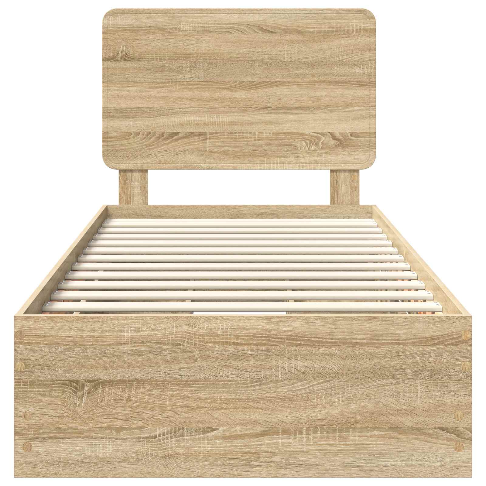 Bedframe met lade Sonoma Eiken 100 x 200 cm Ingenieurshout