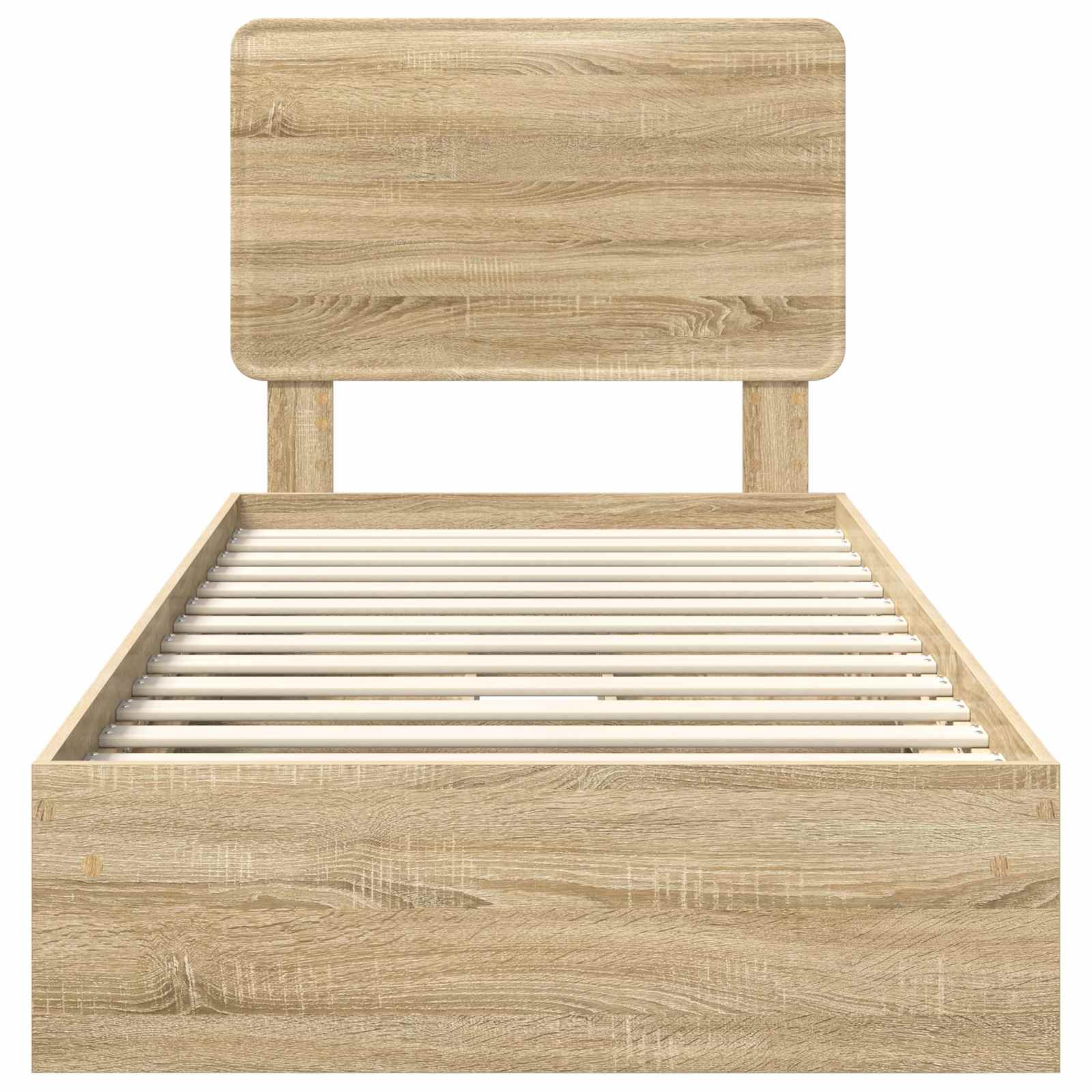 Bedframe met lade Sonoma Eiken 90 x 200 cm Bewerkt hout
