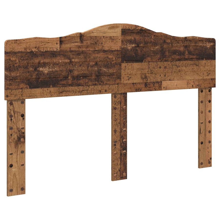Bedframe met hoofdeinde Oudhout 150 x 200 cm Massief grenenhout