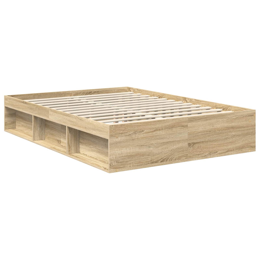 Bedframe met hoofdeinde Sonoma 140 x 200 cm Massief grenenhout