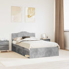 Bedframe 120x190 cm massief grenenhout beton