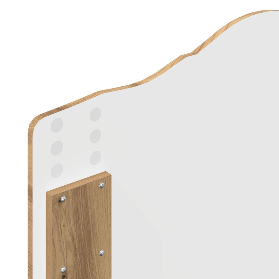 Bedframe Ambachtelijk Eiken Massief Grenenhout Artisanaal Eikenkleurig 100 x 200 cm