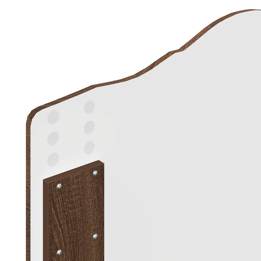 Bedframe Bruin Eiken 90 x 190 cm Massief grenenhout