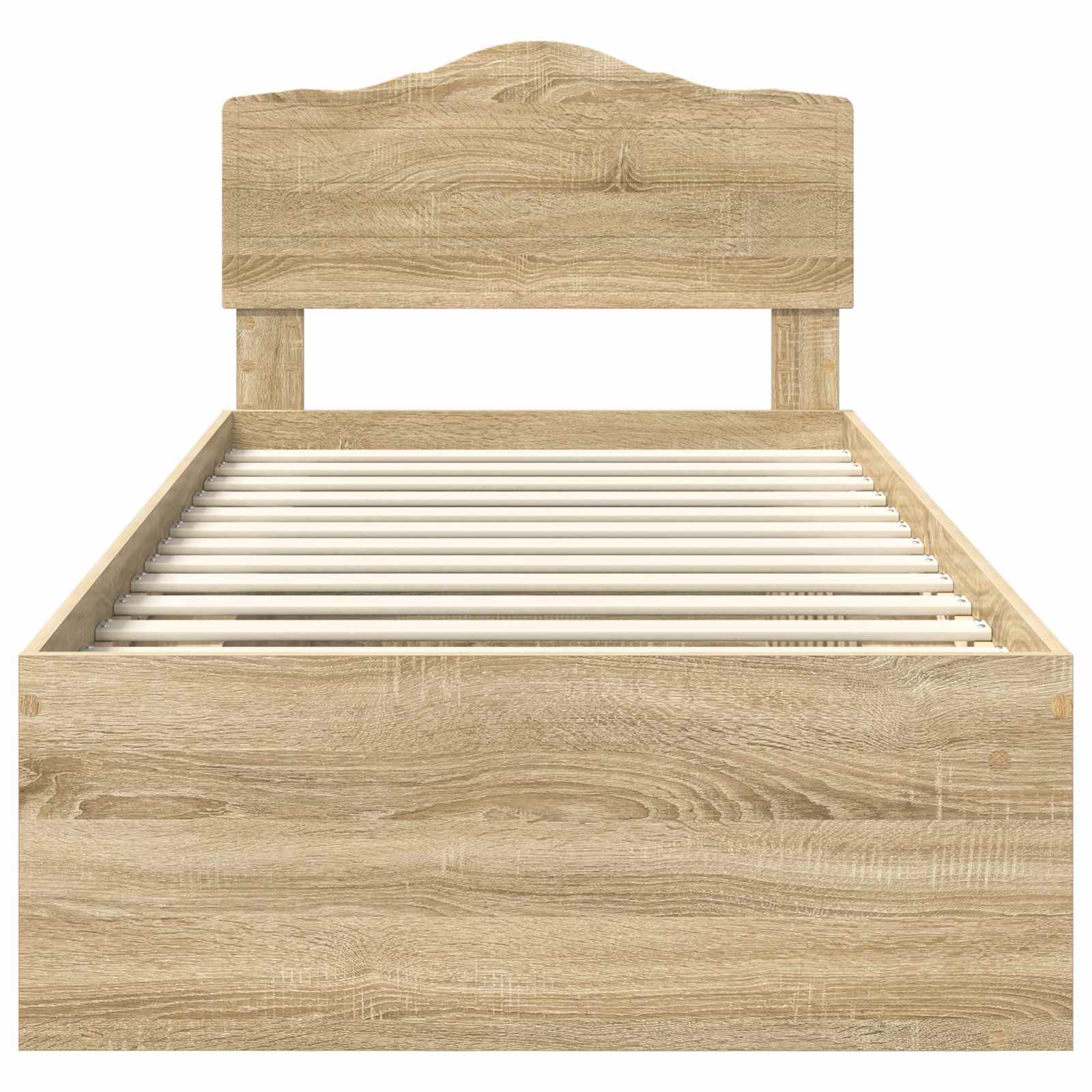 Bedframe Sonoma Eiken 75 x 190 cm Massief grenenhout