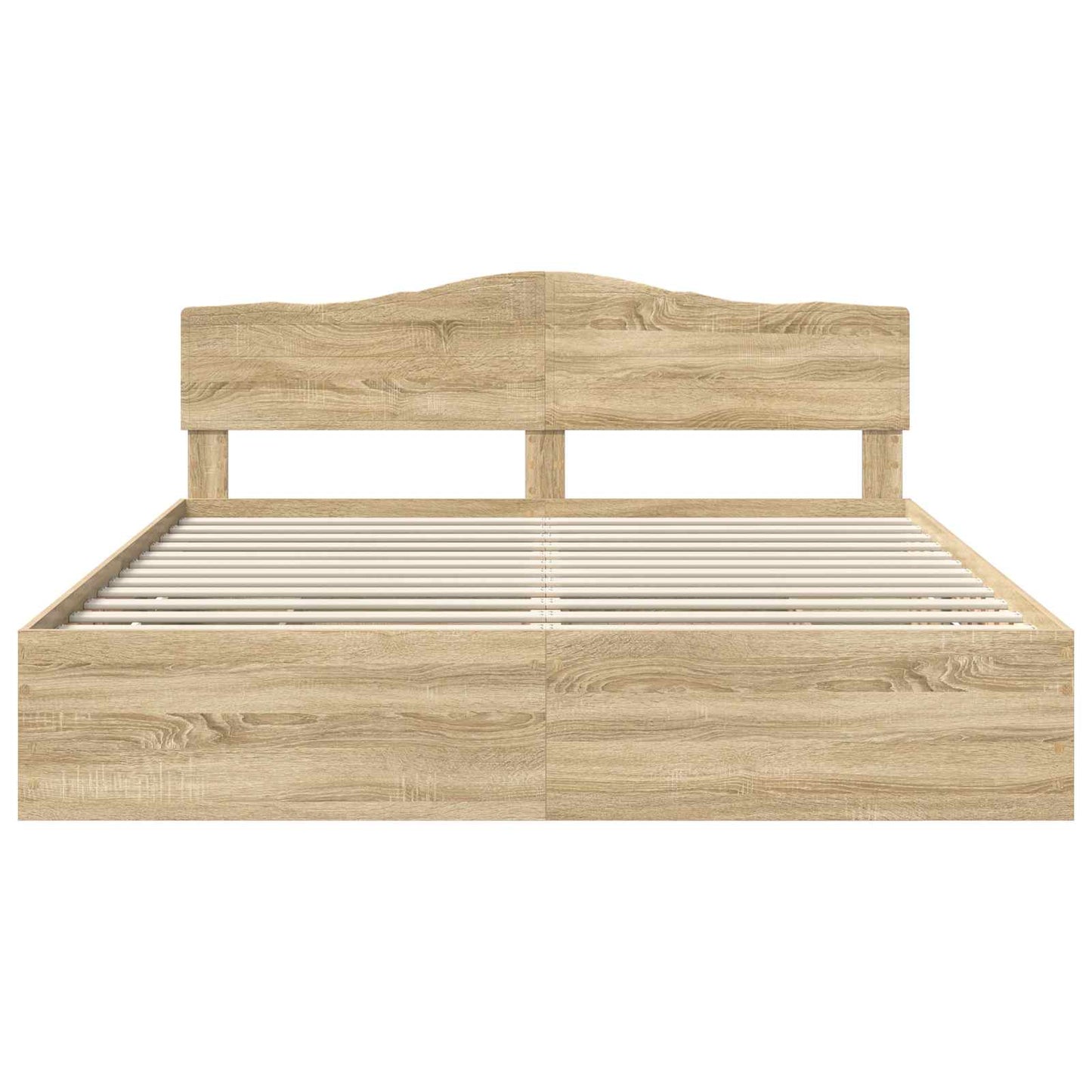 Bedframe met lade Sonoma Eiken 200 x 200 cm Ingenieurshout