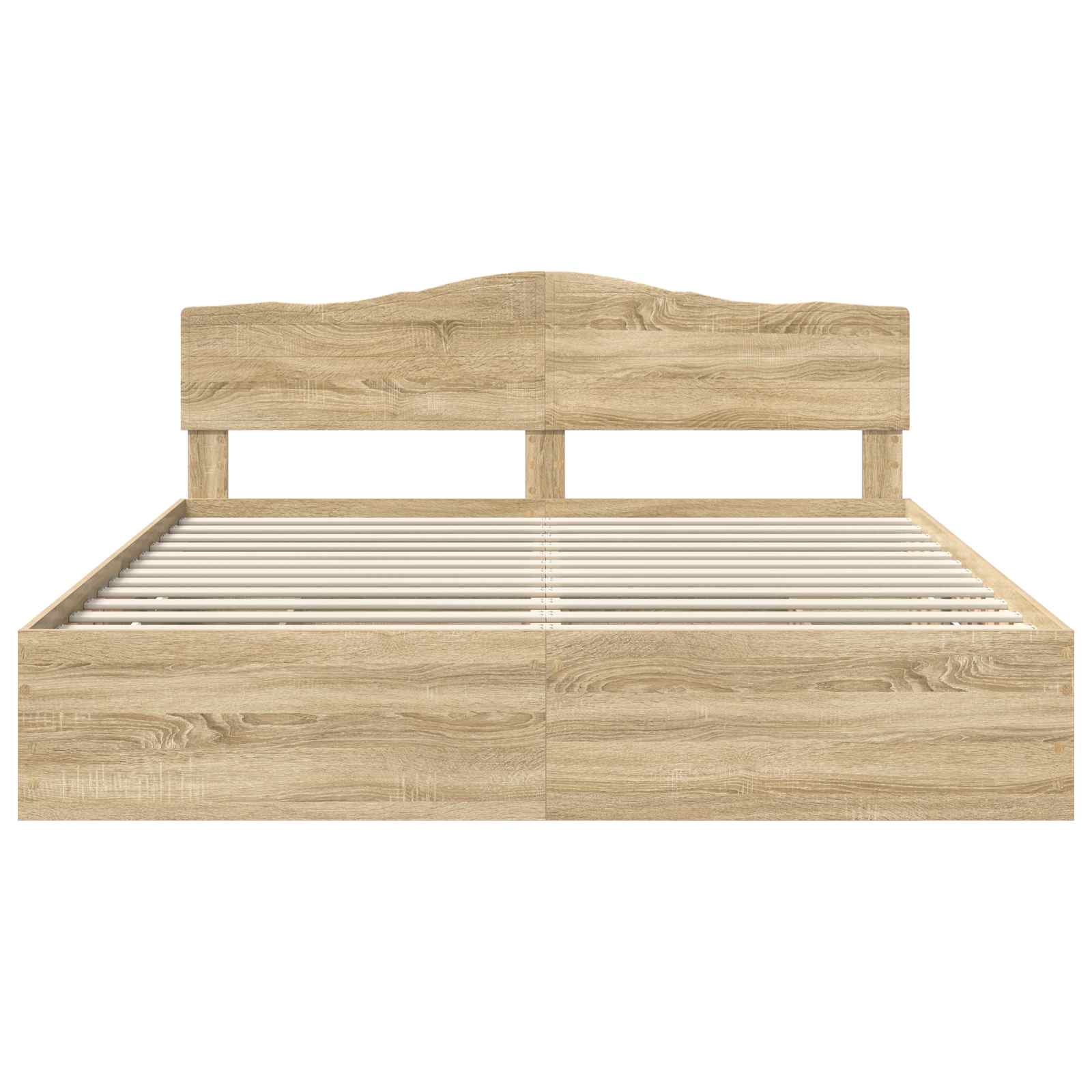 Bedframe met lade Sonoma Eiken 200 x 200 cm Ingenieurshout