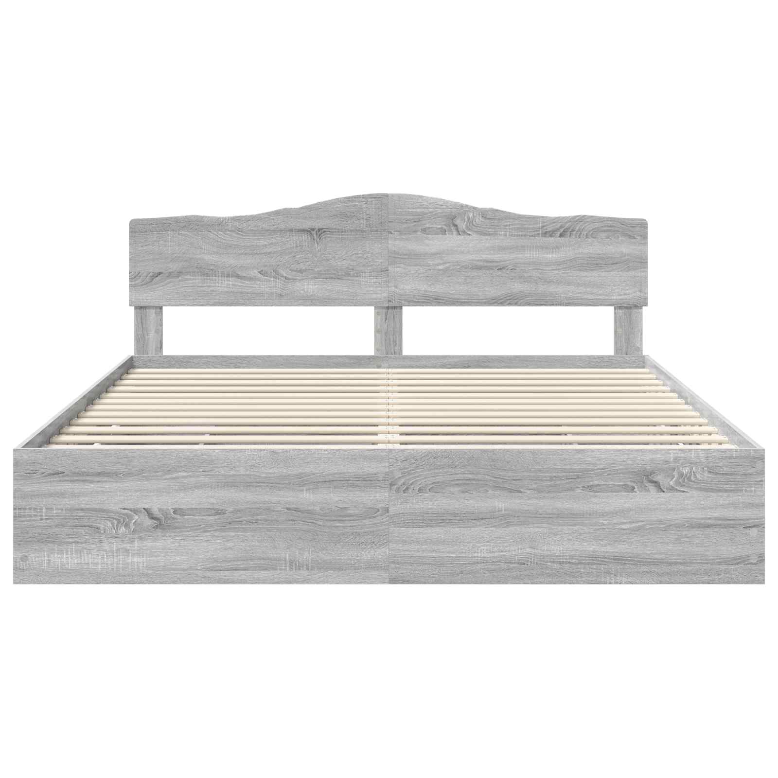 Bedframe met lade Grijs Sonoma 180 x 200 cm Ingenieurshout