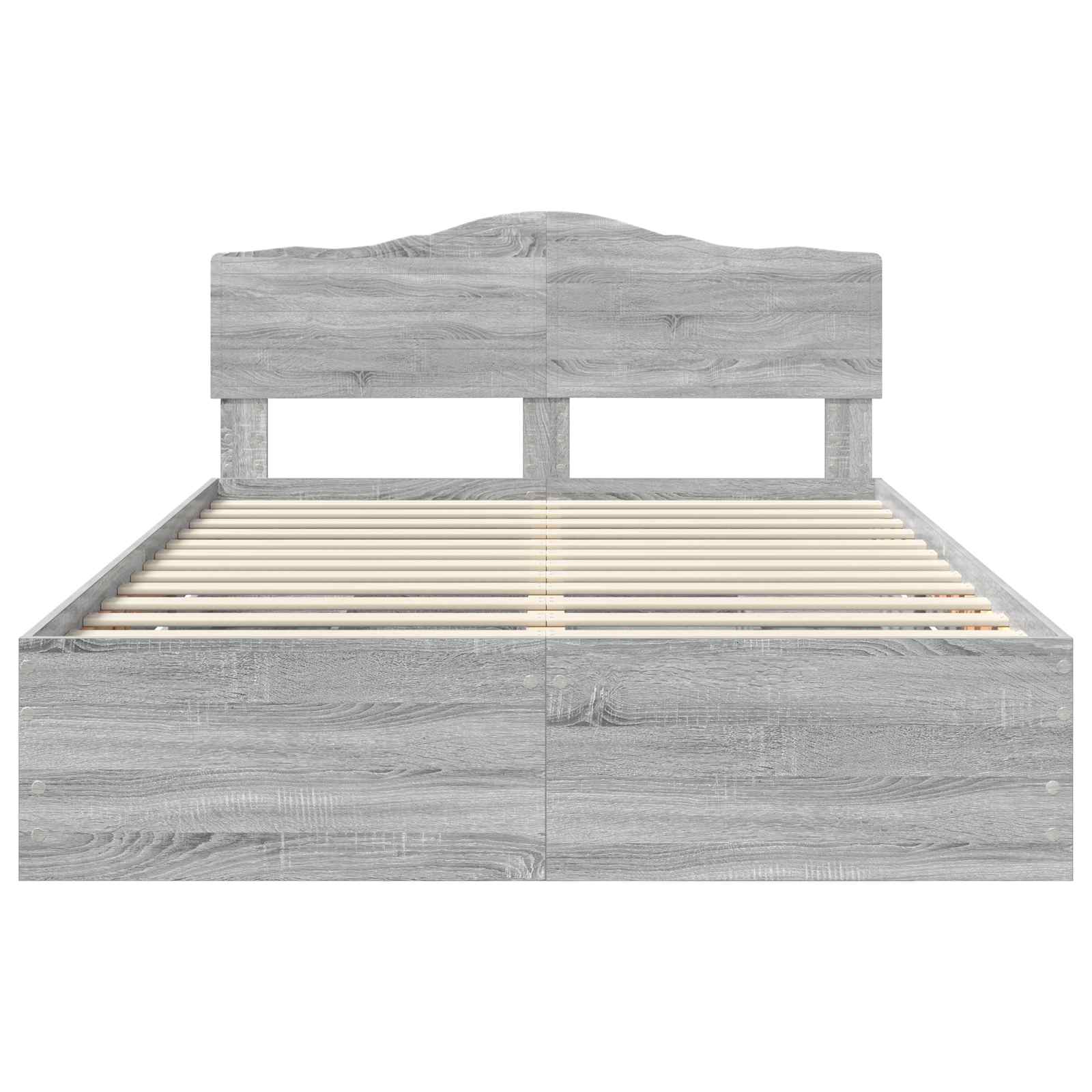 Bedframe met lade Grijs Sonoma 160 x 200 cm Ingenieurshout