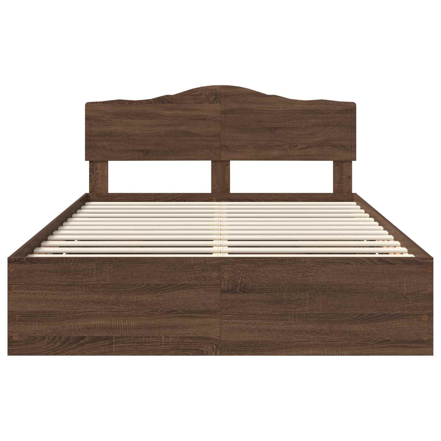 Bedframe met lade Bruin Eiken 150 x 200 cm Ingenieurshout