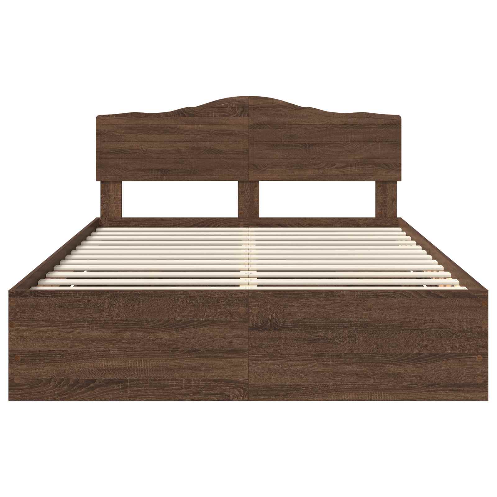 Bedframe met lade Bruin Eiken 150 x 200 cm Ingenieurshout