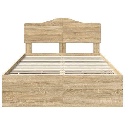 Bedframe met lade Sonoma Eiken 120 x 200 cm Ingenieurshout