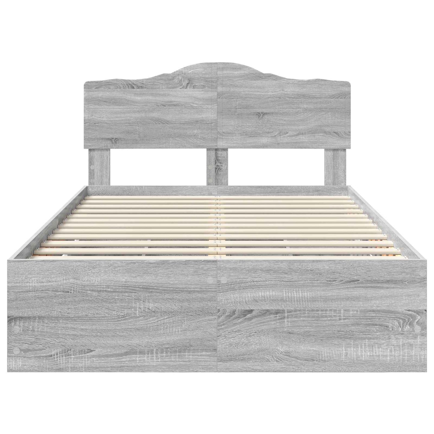 Bedframe met lade Grijs Sonoma 120 x 190 cm Ingenieurshout