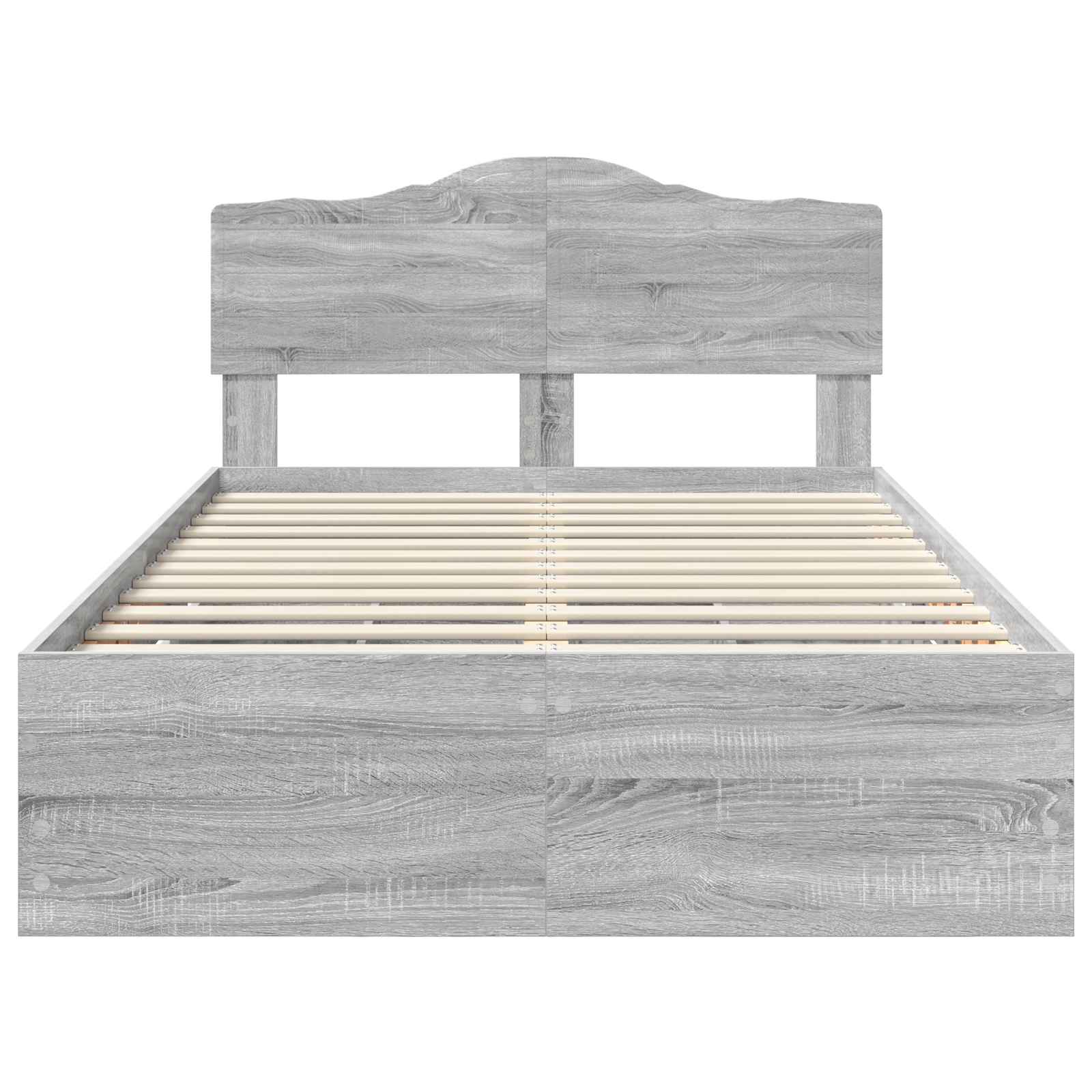 Bedframe met lade Grijs Sonoma 120 x 190 cm Ingenieurshout