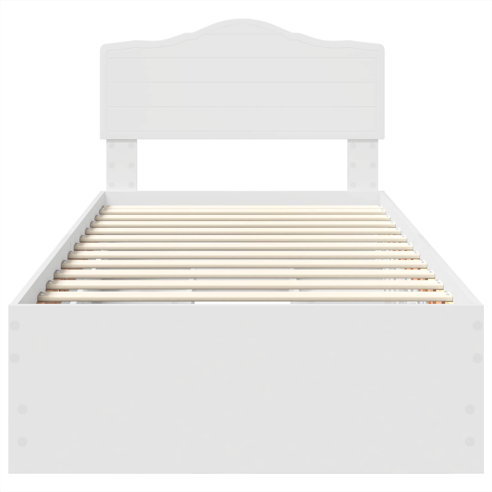 Bedframe met lade met opslag Wit 100 x 200 cm Ingenieurshout