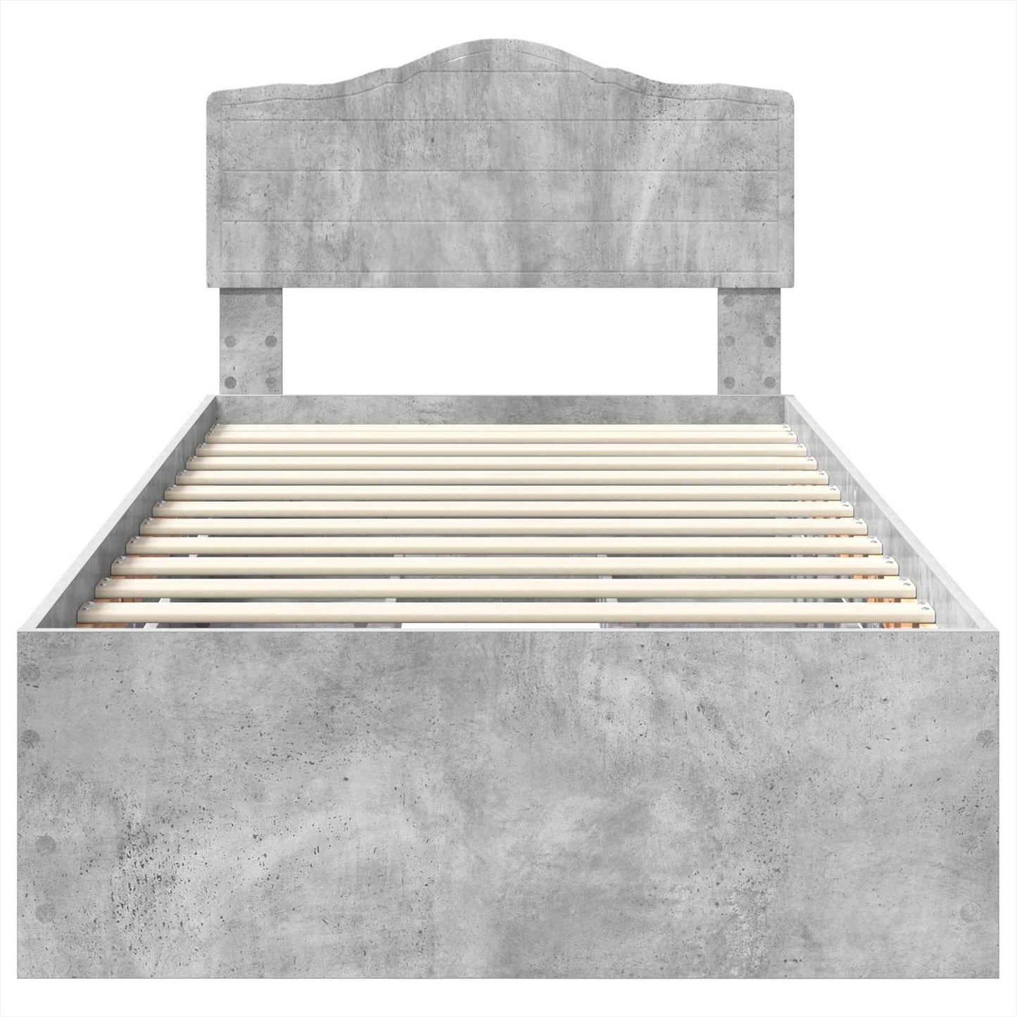 Bedframe met lade Beton Grijs 90 x 190 cm Ingenieurshout