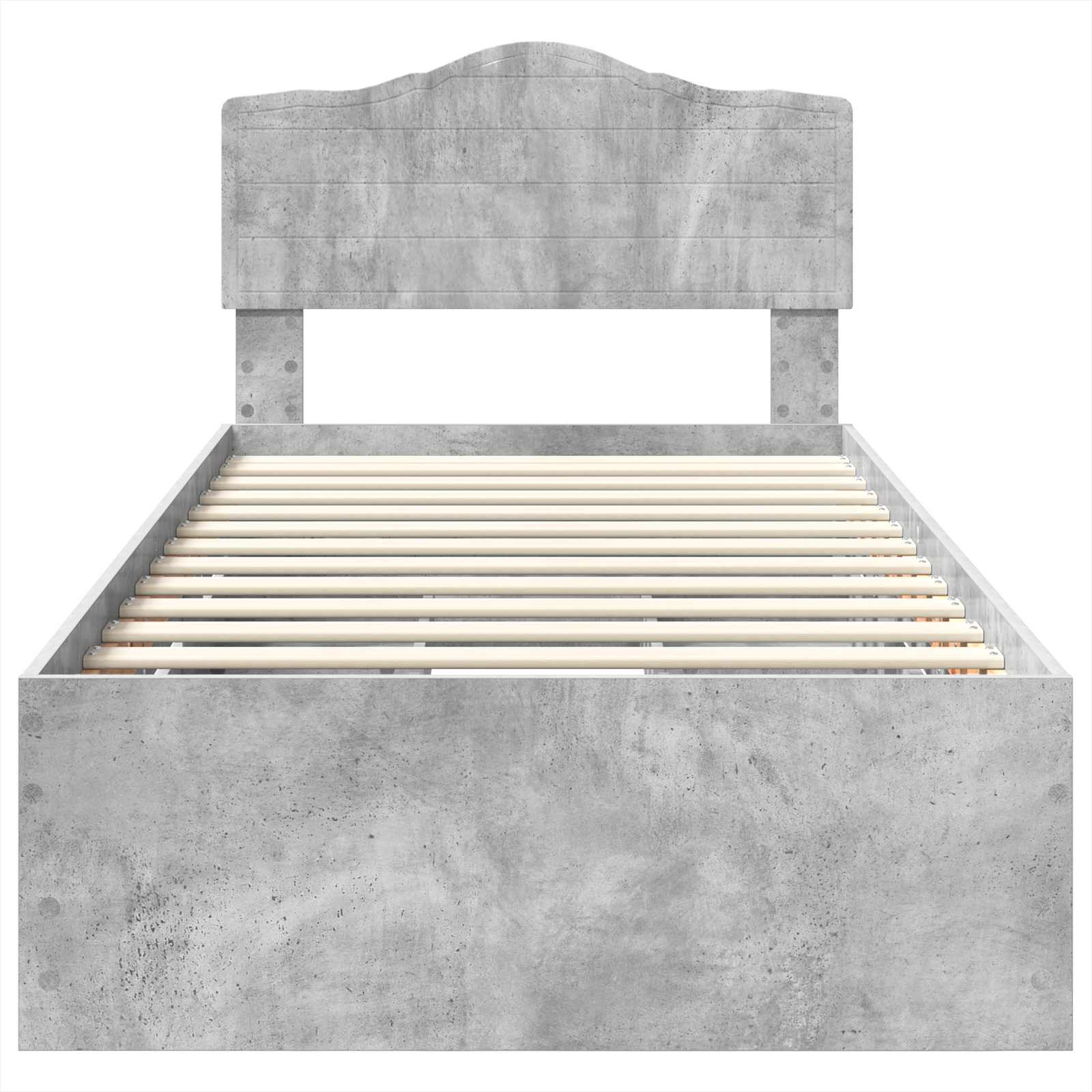 Bedframe met lade Beton Grijs 90 x 190 cm Ingenieurshout