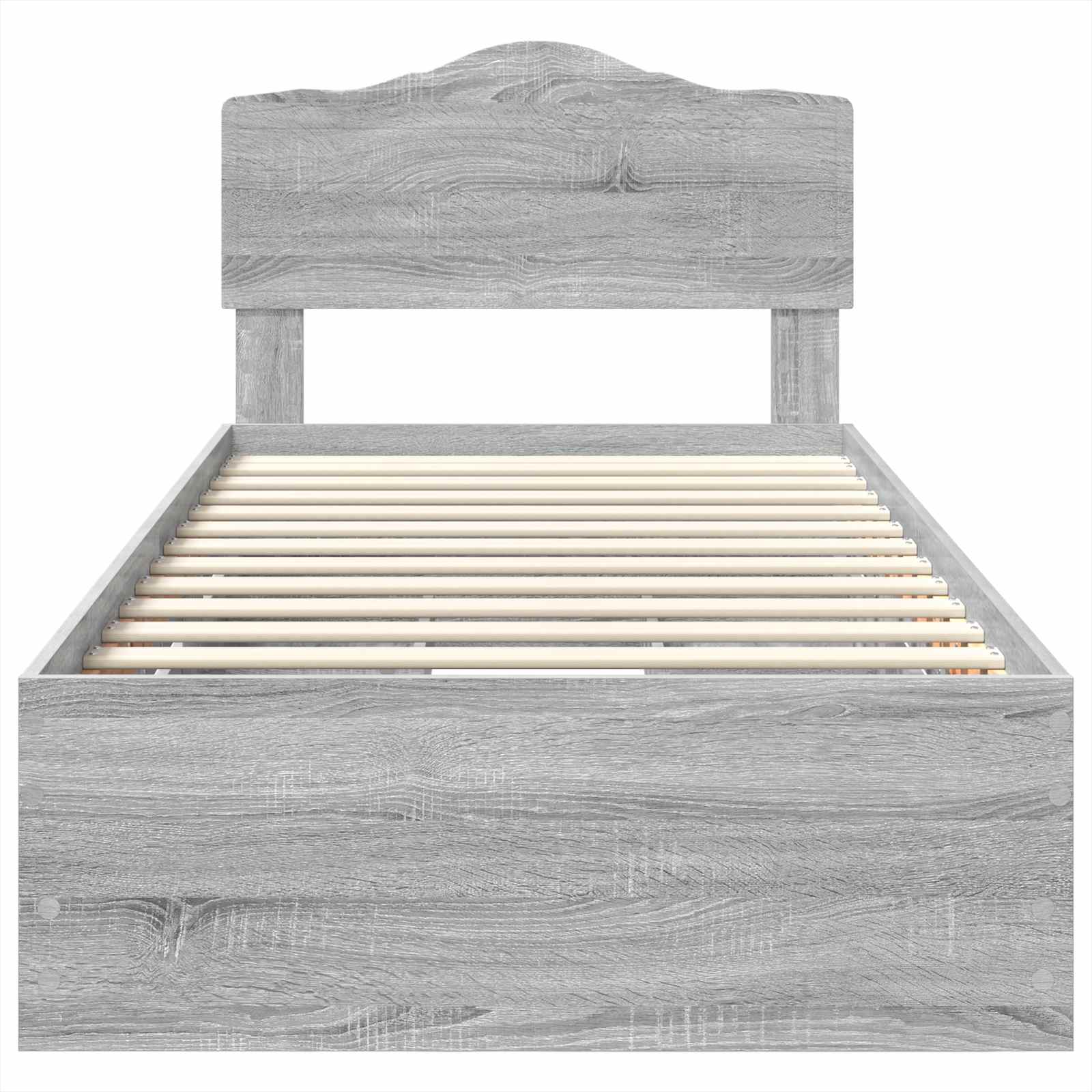 Bedframe met lade Grijs Sonoma 75 x 190 cm Ingenieurshout