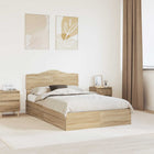 Opslagbed 120x200 cm Sonoma eiken met lade