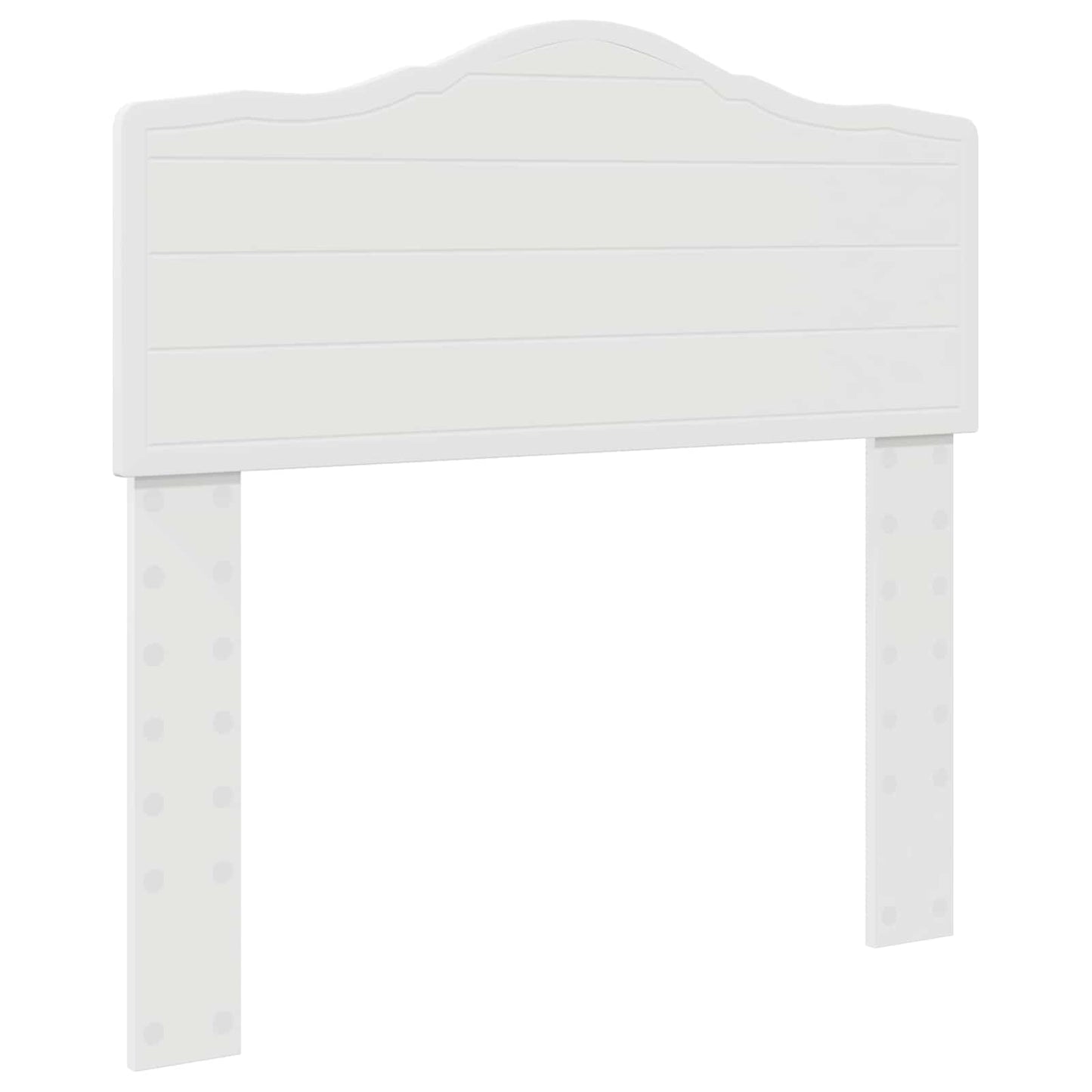 Opslag bed met hoofdeinde met lade Wit 75 x 190 cm Bewerkt hout