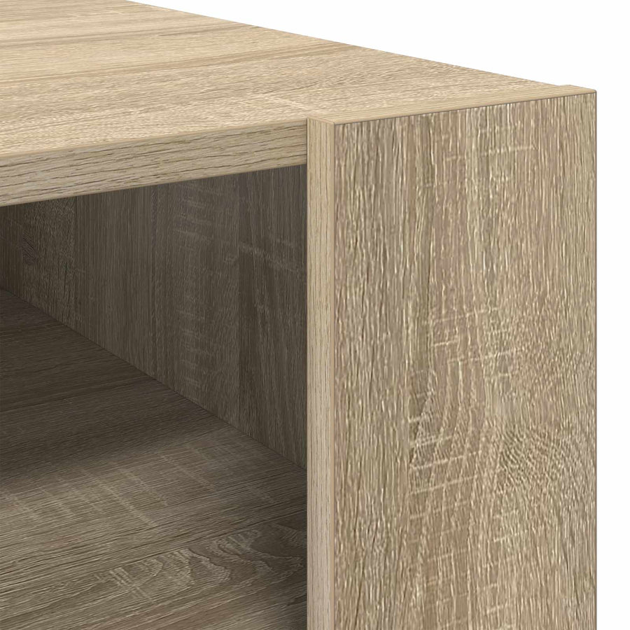 Salontafel met opslag Sonoma Eiken 92 x 53 x 45 cm Bewerkt hout