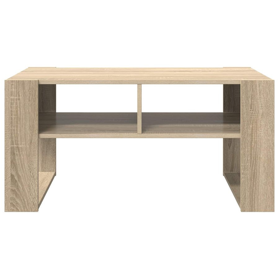 Salontafel met opslag Sonoma Eiken 92 x 53 x 45 cm Bewerkt hout