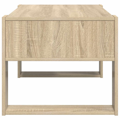 Salontafel met opslag Sonoma Eiken 92 x 53 x 45 cm Bewerkt hout