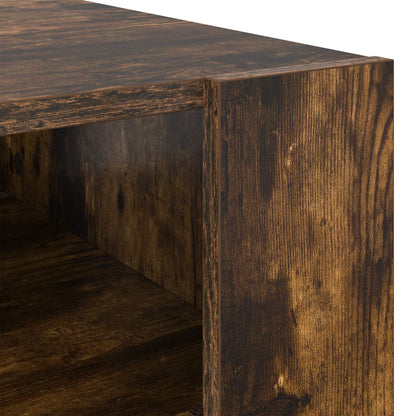 Salontafel Gerookt eiken 92 x 53 x 45 cm Bewerkt hout