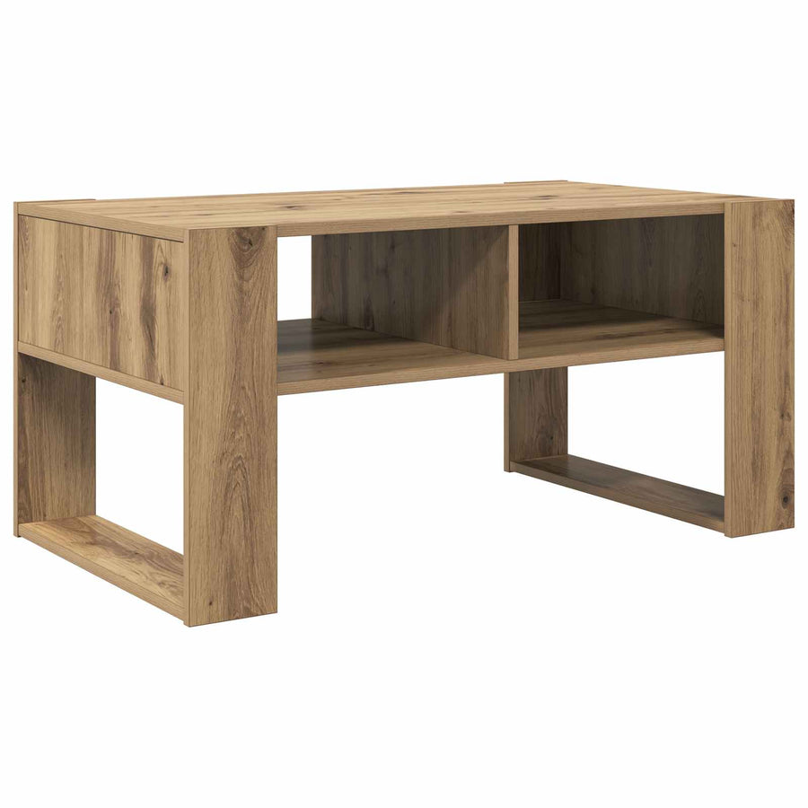Salontafel Artisan Eiken 92 x 53 x 45 cm Bewerkt hout