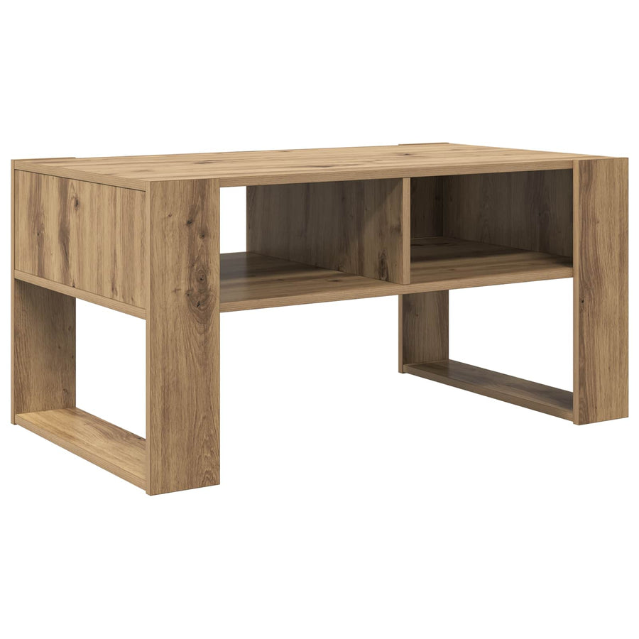 Salontafel Artisan Eiken 92 x 53 x 45 cm Bewerkt hout