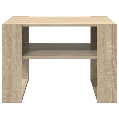 Salontafel met opslag Sonoma Eiken 66 x 53 x 45 cm Bewerkt hout