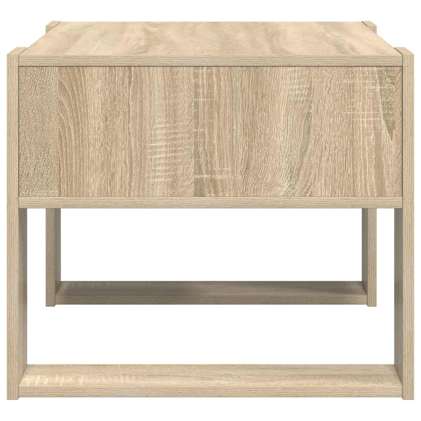 Salontafel met opslag Sonoma Eiken 66 x 53 x 45 cm Bewerkt hout