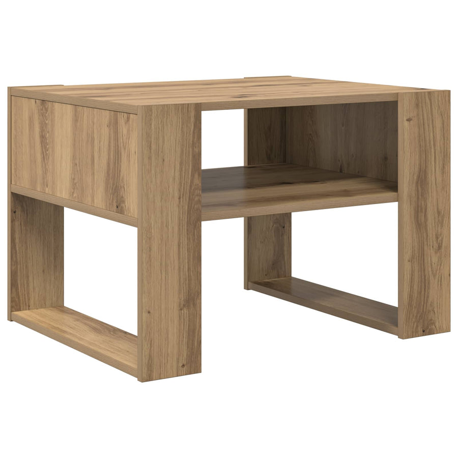 Salontafel Artisan Eiken 66 x 53 x 45 cm Bewerkt hout
