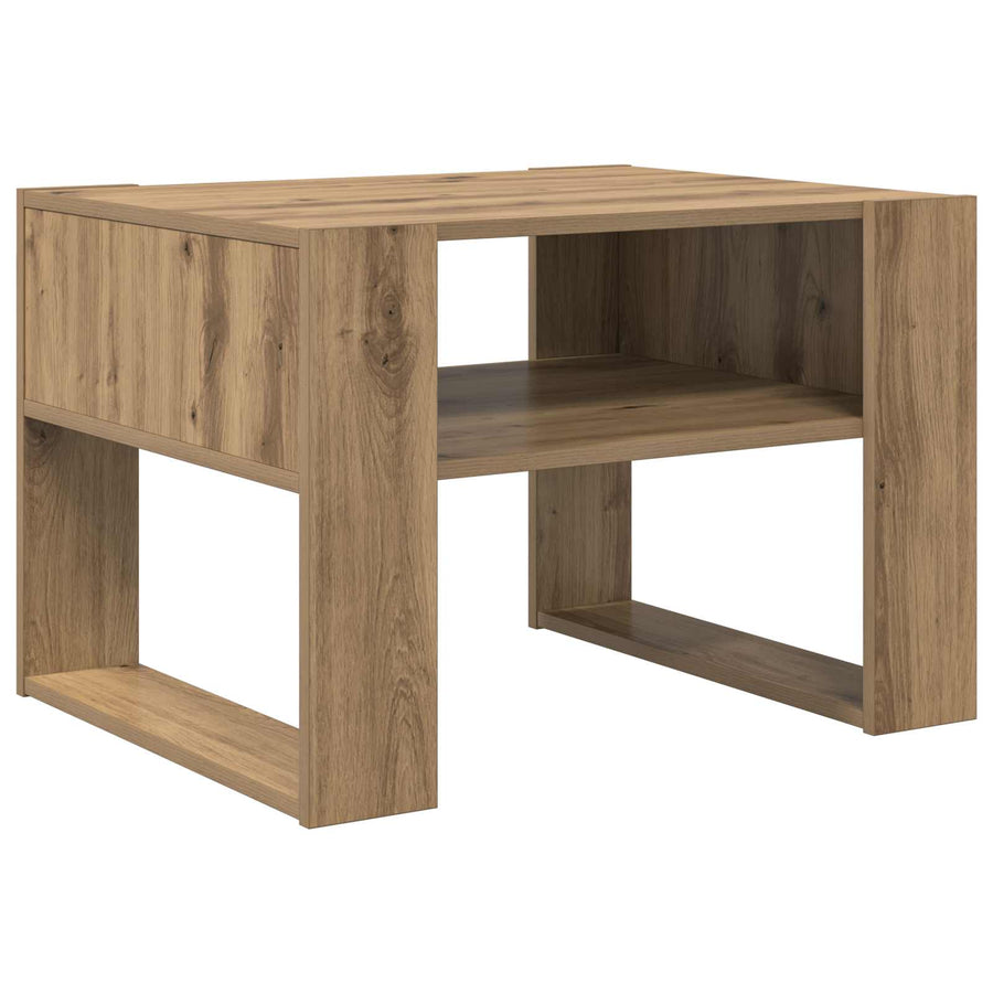 Salontafel Artisan Eiken 66 x 53 x 45 cm Bewerkt hout
