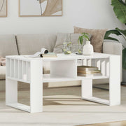 Salontafel wit 92x49,5x45 cm bewerkt hout