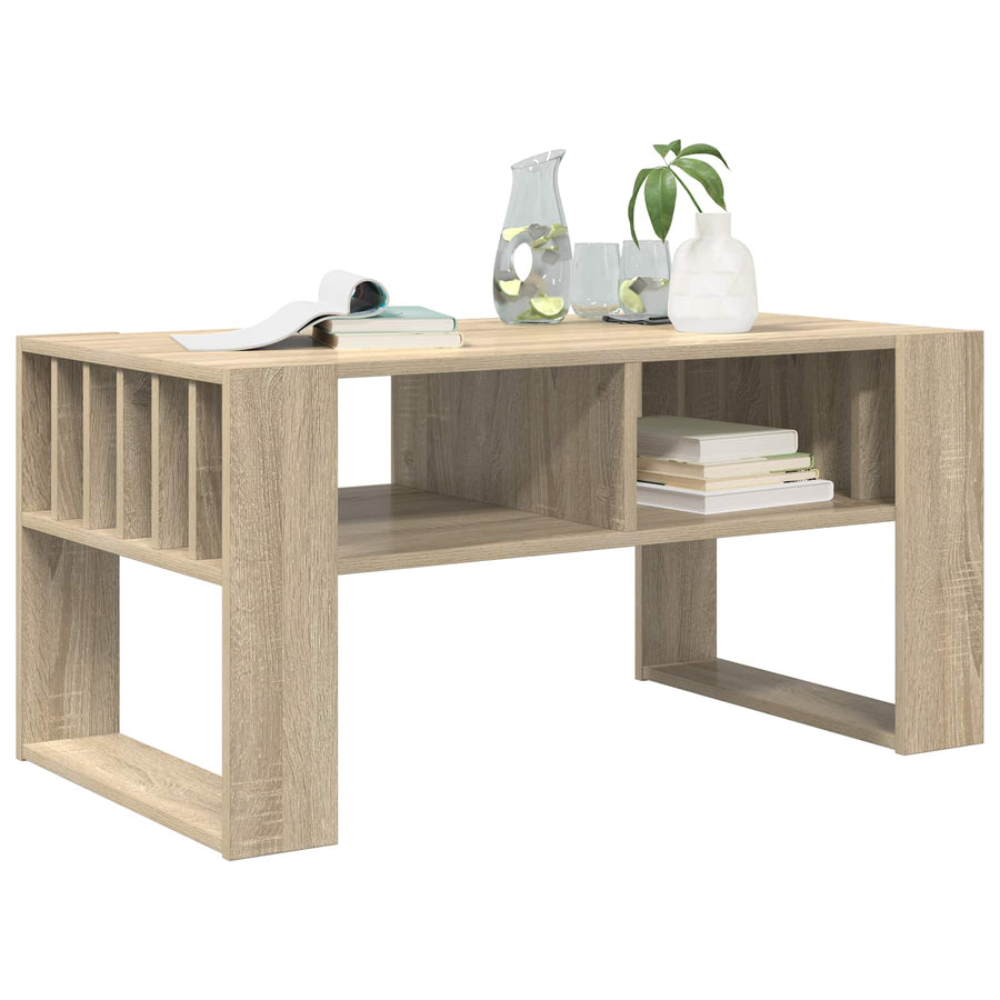 Salontafel Sonoma Eiken 92 x 49,5 x 45 cm Bewerkt hout