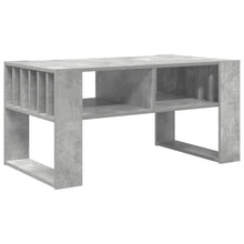 Salontafel Beton Grijs 92 x 49,5 x 45 cm Bewerkt hout